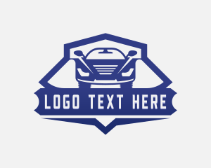 Vehicle - Sports Car Racing Vehicle logo design