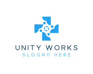 Collaboration - Modern Community Group logo design