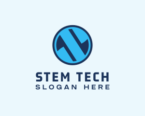 Tech Crypto Letter S logo design