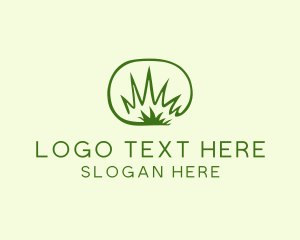 Plant - Lawn Grass Weeds logo design