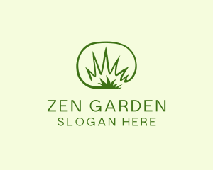 Lawn Grass Weeds logo design