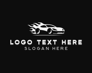 Super Car - Fast Motorsport Vehicle logo design