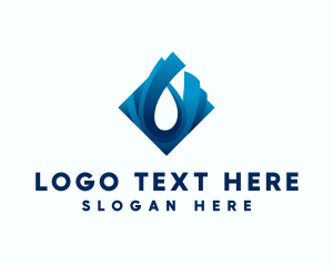 Pool Cleaner - Water Droplet Liquid logo design