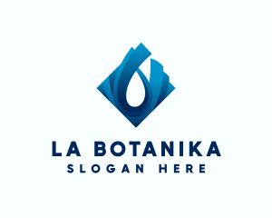 Essential Oil - Water Droplet Liquid logo design