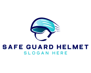 Nutshell Helmet Cyclist logo design