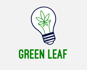 Dispensary - Cannabis Light Bulb Dispensary logo design