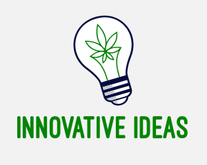 Cannabis Light Bulb Dispensary  logo design