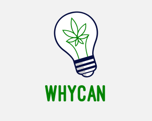 Ejuice - Cannabis Light Bulb Dispensary logo design