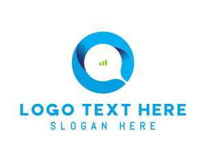Internet - Abstract Letter O logo design