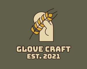 Gloves - Wheat Oven Glove logo design