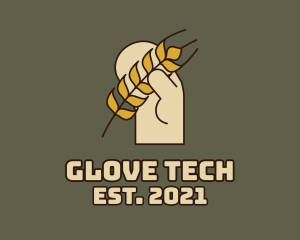 Wheat Oven Glove logo design