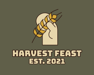 Wheat Oven Glove logo design