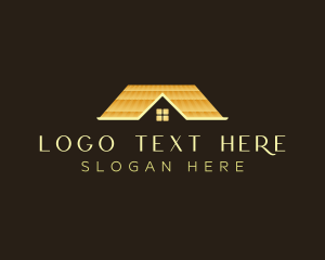 Residence - Luxury House Roof logo design