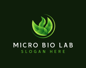 Leaf Eco Organic logo design