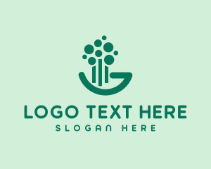 Green - Clean Hand Sanitizer logo design