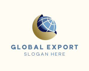 Export - Globe Planet Trading logo design