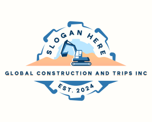 Excavation - Excavator Builder Construction logo design
