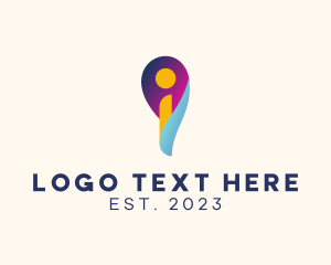 Technology - Modern Digital Letter I logo design