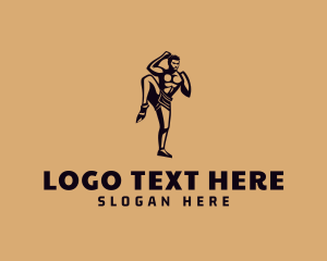 Champion - Muay Thai Champion logo design