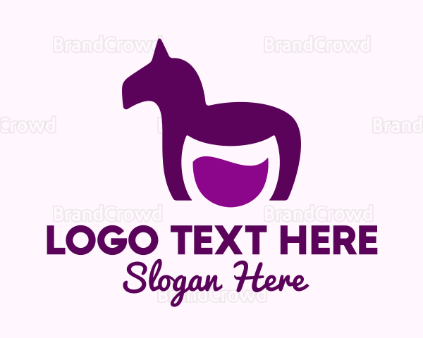 Purple Horse Wine Logo