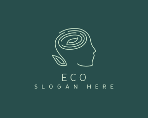 Brain - Eco Mind Wellness logo design
