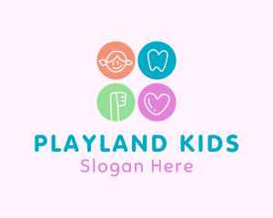 Preschool Kindergarten Kid logo design