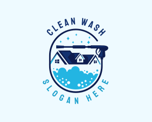 Cleaning Power Washer logo design