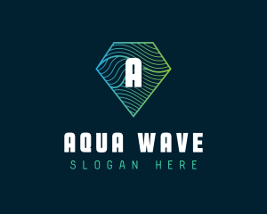 Generic Diamond Waves logo design