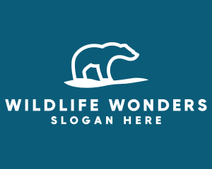 Wildlife Polar Bear  logo design