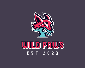 Wild Fox Animal logo design