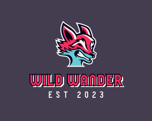 Wild Fox Animal logo design