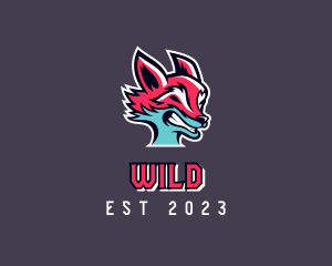 Wild Fox Animal logo design