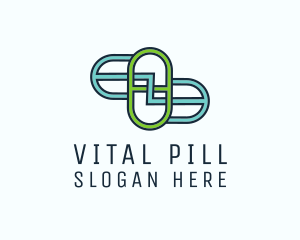 Pill - Medical Pill Pharmaceutical logo design