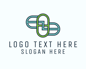 Medical Pill Pharmaceutical logo design