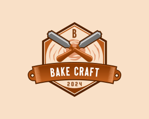 Chisel Wood Carpentry logo design