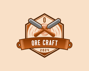 Chisel Wood Carpentry logo design