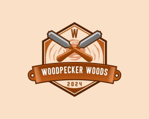 Chisel Wood Carpentry logo design