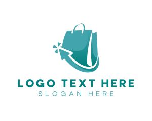 Ecommerce Shopping Bag logo design