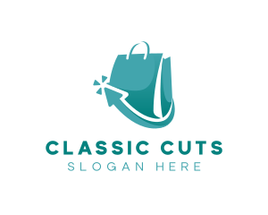 Ecommerce Shopping Bag logo design