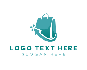 Merchant - Ecommerce Shopping Bag logo design