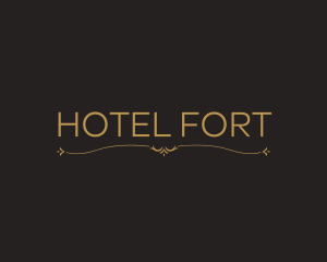 Ornate Royalty Hotel logo design