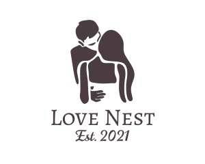 Couple - Intimate Couple Lovers logo design