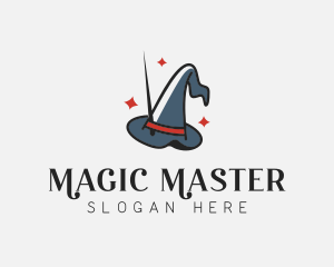 Wizard - Magician Wizard Hat logo design