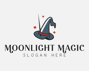 Magician Wizard Hat logo design