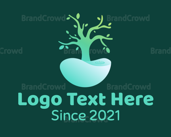 Natural Tree Pond Logo