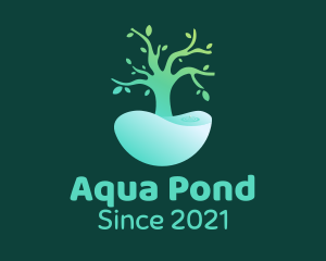 Natural Tree Pond logo design