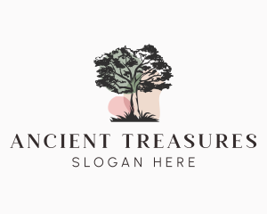 Old Tree Landscape logo design