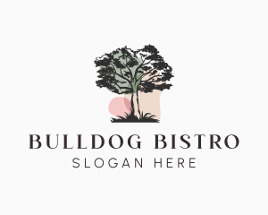 Old Tree Landscape logo design