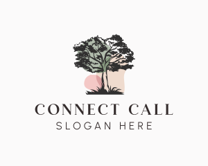 Old Tree Landscape logo design