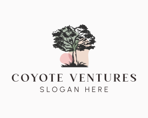 Old Tree Landscape logo design